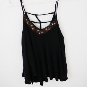 Loose Black Cami